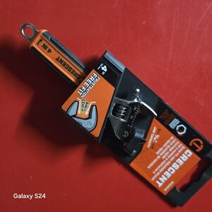Crescent Black and Orange Adjustable Wrench